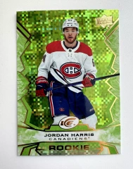 2022-23 UD Ice Green #147 Jordan Harris Rookie Canadiens